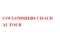 Recipe Coulommiers chaud au four